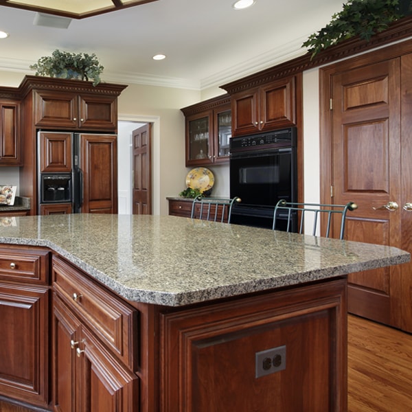 which store to buy quartz countertops that go with white cabinets